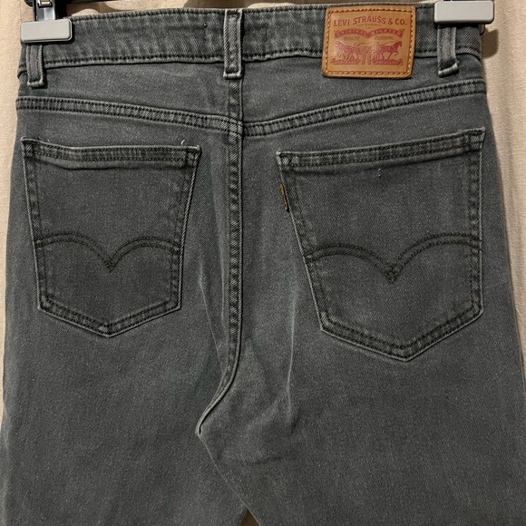 Levi’s 721 Vintage Orange Tab Black High-Rise Skinny Jeans size 27 - Picture 9 of 10